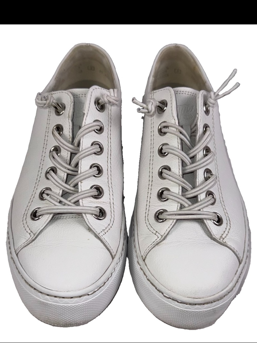 Paul Green Hadley Sneakers Platform Low Leather Women US7 UK5 EU38 EUC $378